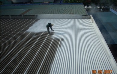 Step 3: Thermo Shield Coating by using Airless spray